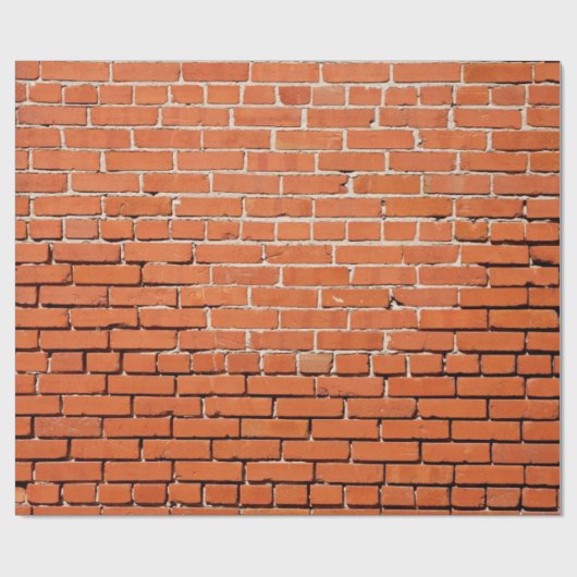 Brick Wall Wrapping Paper Cadeaupapier (Vlak)
