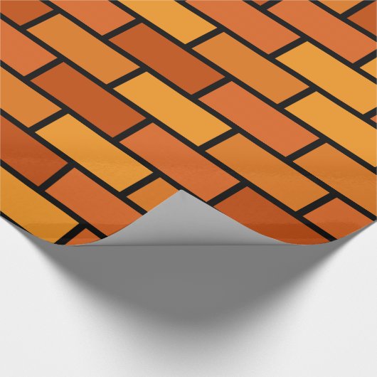 Brick Wall Wrapping Paper Cadeaupapier (Hoek)
