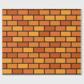 Brick Wall Wrapping Paper Cadeaupapier (Vlak)