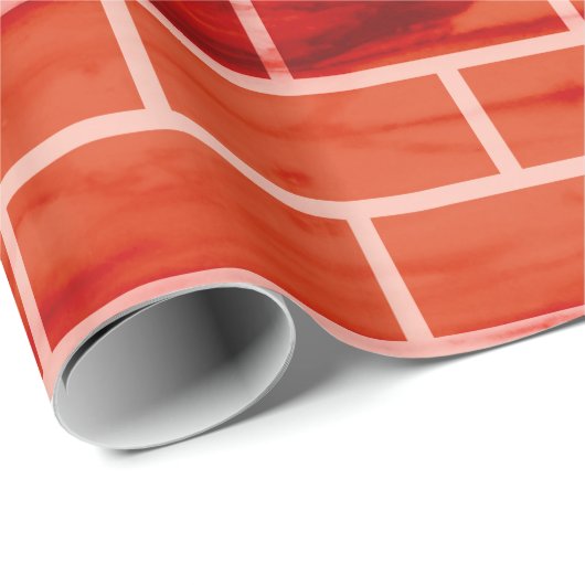 Brick Wall Wrapping Paper Cadeaupapier (Rol Hoek)