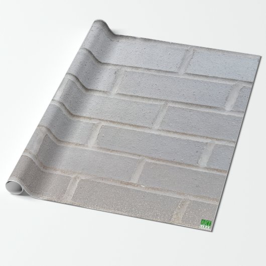 Brick Wall Wrapping Paper Cadeaupapier (Uitgerold)