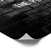 "Brick walls..." Randy Pausch Quote - Poster (Hoek)