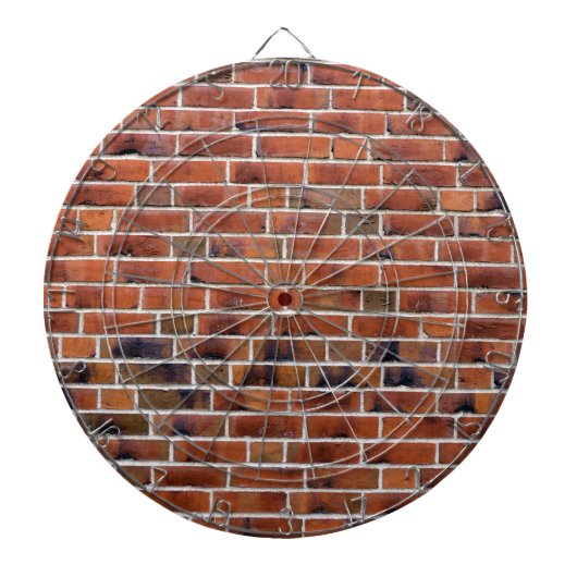 Brick-wand met gewrichten dartbord (Voorkant)