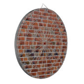 Brick-wand met gewrichten dartbord (Voorkant Links)