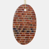 Brick-wand met gewrichten keramisch ornament (Rechts)