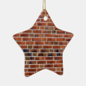 Brick-wand met gewrichten keramisch ornament (Rechts)