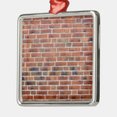 Brick-wand met gewrichten metalen ornament (Links)