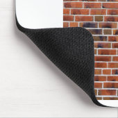 Brick-wand met gewrichten muismat (Hoek)