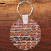 Brick-wand met gewrichten sleutelhanger (Voorkant)