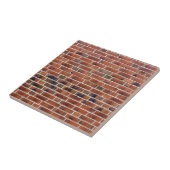 Brick-wand met gewrichten tegeltje (Zijkant)