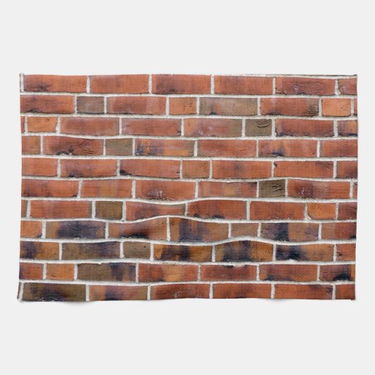 Brick-wand met gewrichten theedoek (Horizontaal)