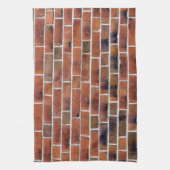 Brick-wand met gewrichten theedoek (Verticaal)