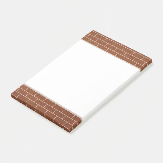 Brick-wandontwerp Post-it® Notes (Schuin)