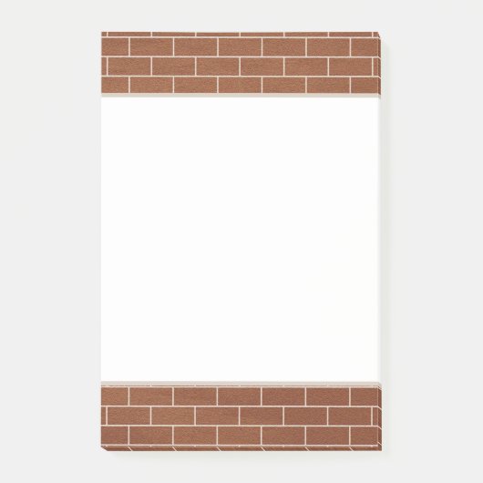 Brick-wandontwerp Post-it® Notes (Voorkant)