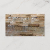 Brick Waterfall Visitekaartjes (Achterkant)