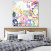 Brick Work-fout Canvas Afdruk (Insitu (Slaapkamer))