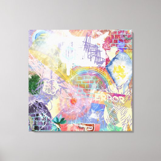 Brick Work-fout Canvas Afdruk (Voorkant)