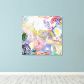 Brick Work-fout Canvas Afdruk (Insitu (Houten vloer))