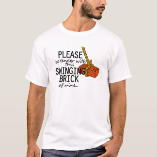 Brick zwemmen t-shirt