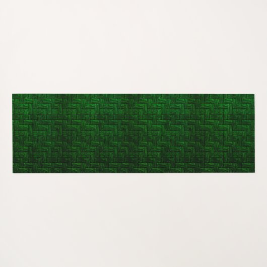 Bricked Green Yoga Mat (Achterkant (horizontaal))