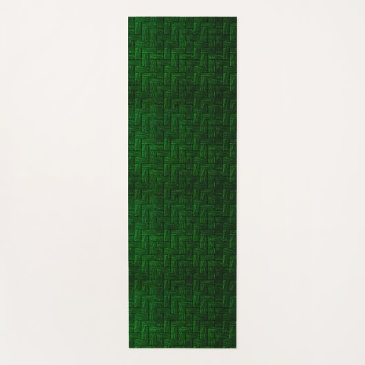 Bricked Green Yoga Mat (Voorkant)