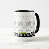 Brickf@st Club Kleine Stapel Pannenkoeken Mok (Voorkant rechts)