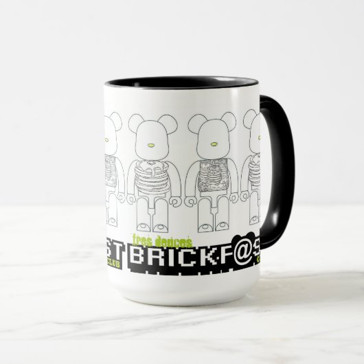 BrickF@st Club Pannenkoek Mok (Voorkant rechts)