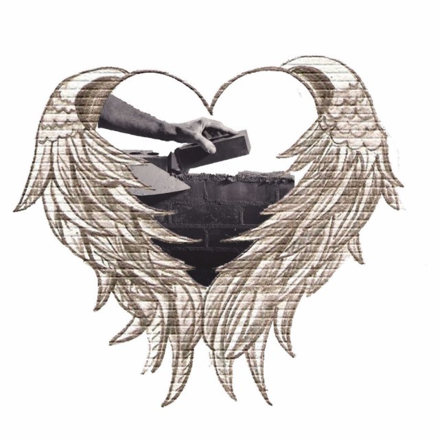 Bricklayer Angel - kerstboomversiering Fotobeeldje Ornament (Voorkant)