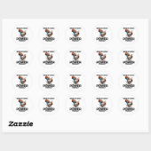 Bricklayer Bricklay Humor Power Workout Grappig Ronde Sticker (Vel)