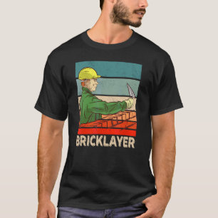 Bricklayer Brickleg Mason Brick 1 T-shirt