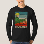 Bricklayer Brickleg Mason Brick 1 T-shirt (Voorkant)
