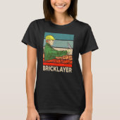Bricklayer Brickleg Mason Brick 1 T-shirt (Voorkant)