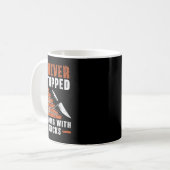 Bricklayer Bricks Ik ben nooit gestopt met het spe Koffiemok (Voorkant links)