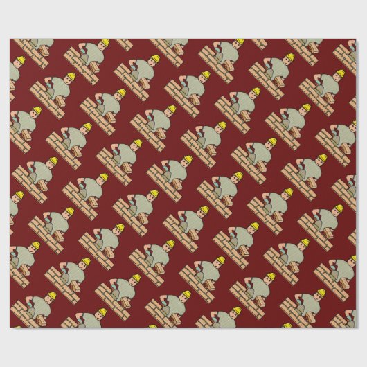 Bricklayer Cadeaupapier (Vlak)