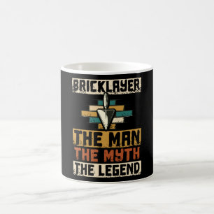 Bricklayer het Man de mythe de leeuw Koffiemok