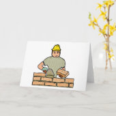 Bricklayer Kaart (Gele Bloem)