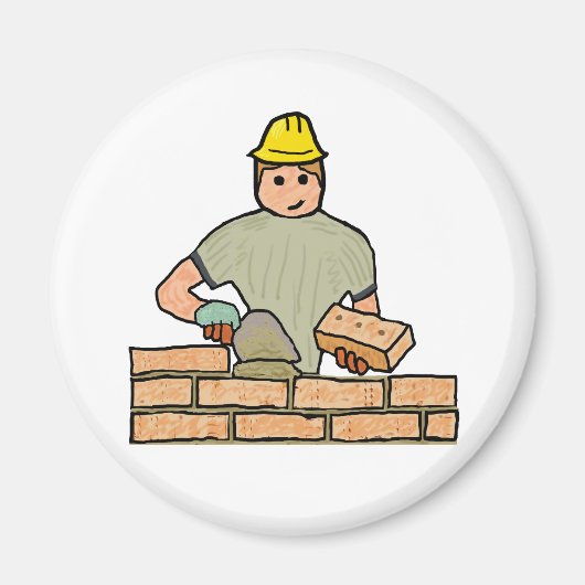 Bricklayer Magneet (Voorkant)