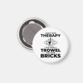 Bricklayer Therapie Trowels en Bricks Brick Mason Magneet (Voorkant / Achterkant)