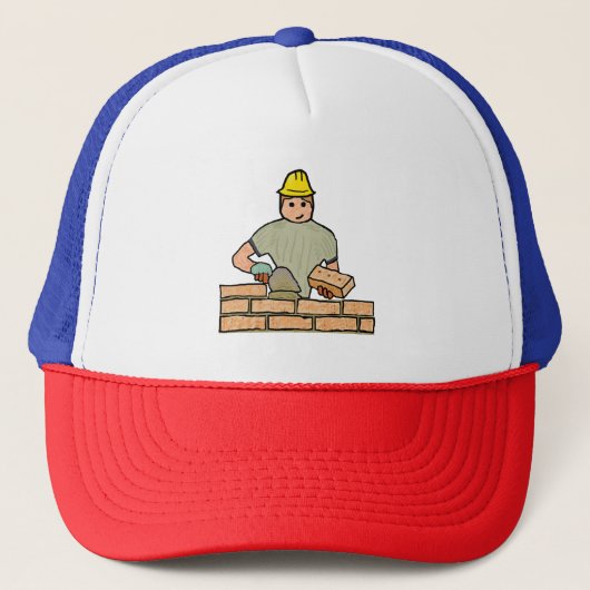 Bricklayer Trucker Pet (Voorkant)