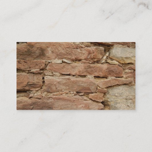 Bricklayer Visitekaartje (Achterkant)