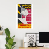 Bricklaying Construction - Matchbox Print - Czech (Thuiskantoor)
