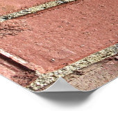 Bricks - Antiek straatbevers Poster (Hoek)