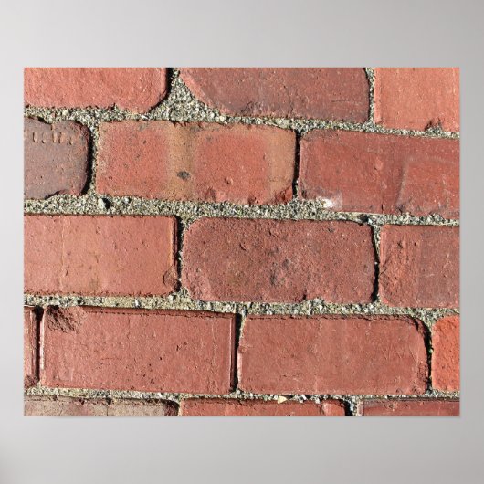 Bricks - Antiek straatbevers Poster (Voorkant)