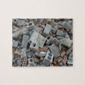 Bricks & Blocks Sloop puin Puzzel Legpuzzel (Horizontaal)