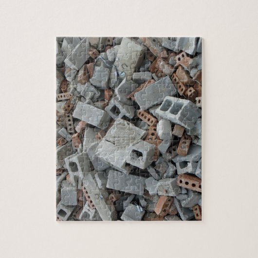 Bricks & Blocks Sloop puin Puzzel Legpuzzel (Verticaal)