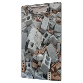 Bricks & Blokken Demolitie Rubble Debris Cliboard Klembord (Links)