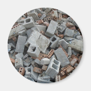 Bricks & Blokken Demolitie Rubble Debris Magnet