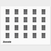 BRICKS BRICKS BRICKS RONDE STICKER (Vel)