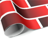 Bricks design Red Wrapping paper voor Kerstmis. Cadeaupapier (Rol Hoek)