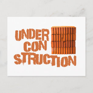 Bricks - in aanbouw briefkaart